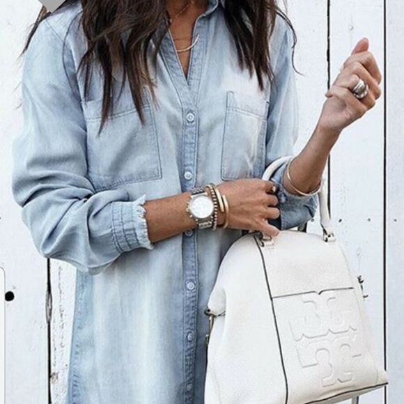 Denim Tunic Dress - Picture 2 of 3